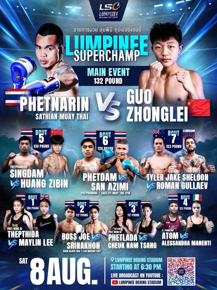 Lumpinee Super Champ – 8 August 2026