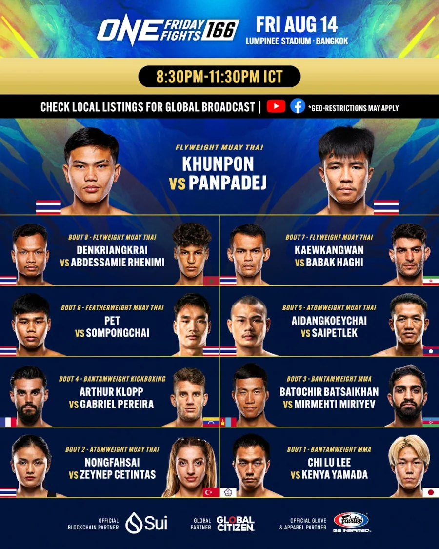 ONE Friday Fights – 14 August 2026