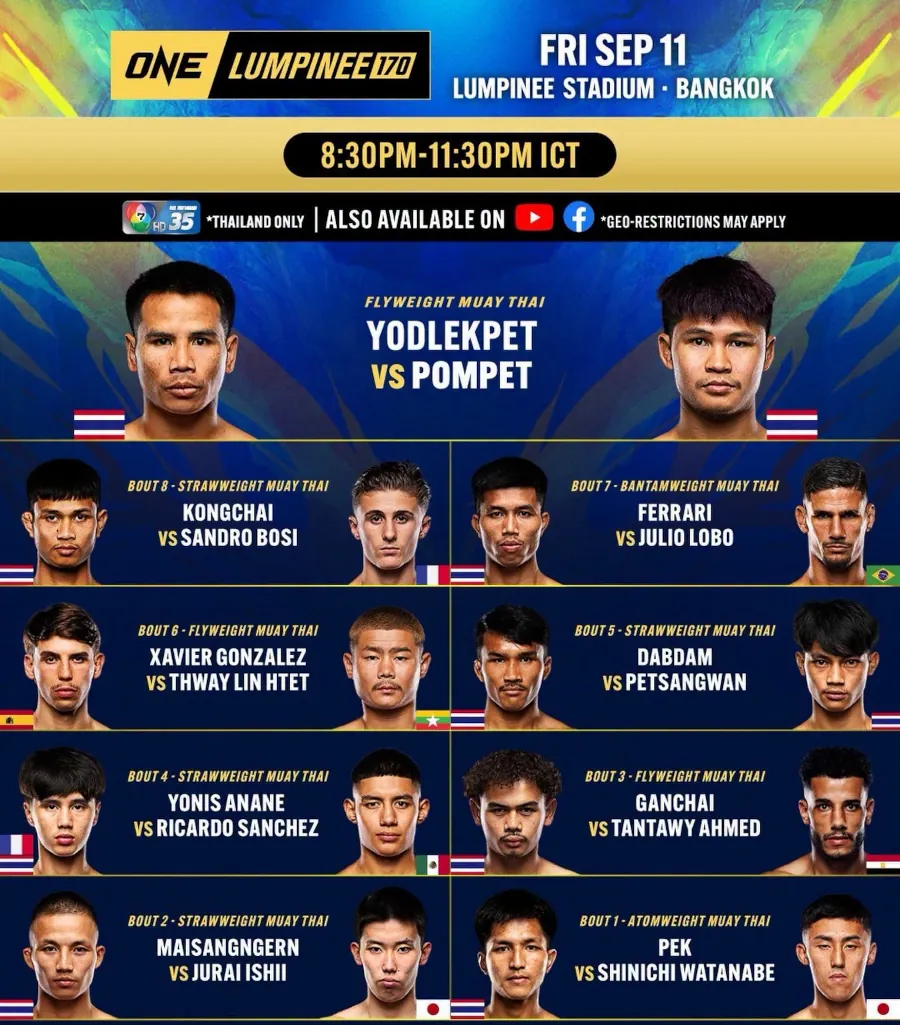 ONE Friday Fights – 11 September 2026