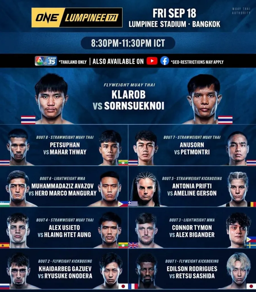 ONE Friday Fights – 18 September 2026