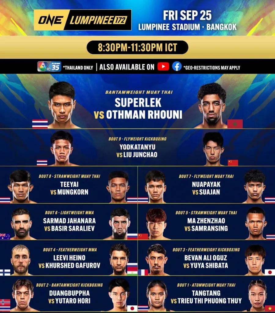 ONE Friday Fights – 25 September 2026