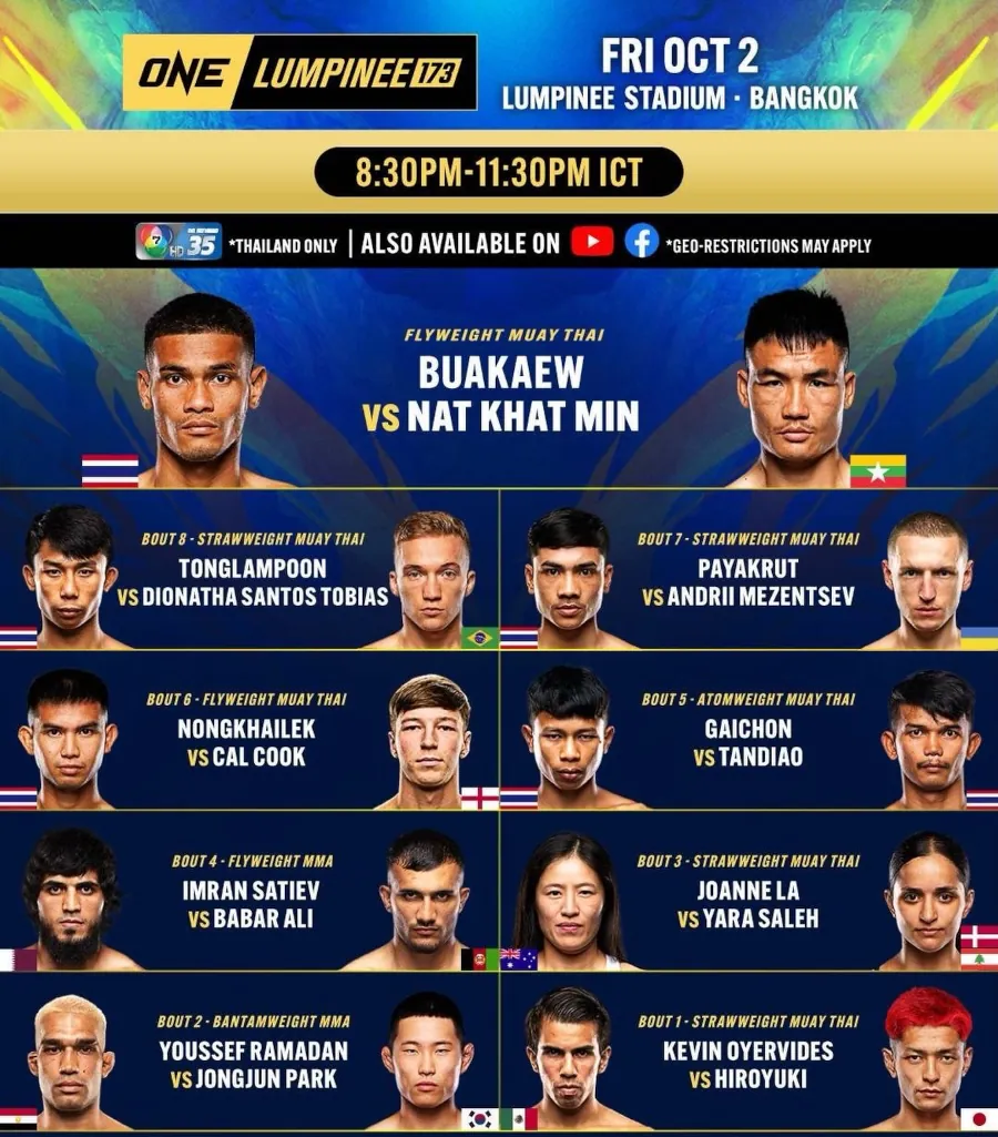ONE Friday Fights – 2 October 2026