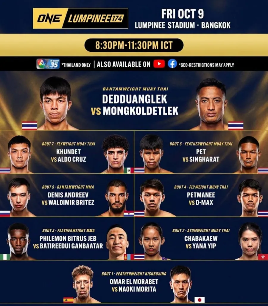 ONE Friday Fights – 9 October 2026
