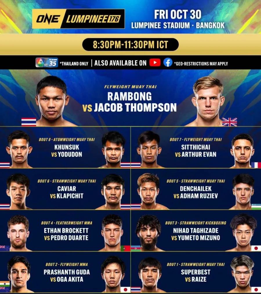 ONE Friday Fights – 30 October 2026